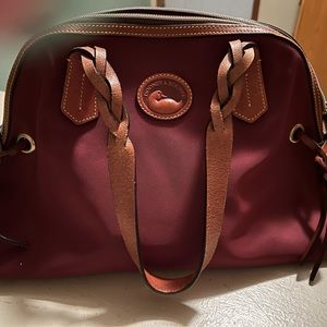 Dooney Bourke Large Nylon Domed Satchel
